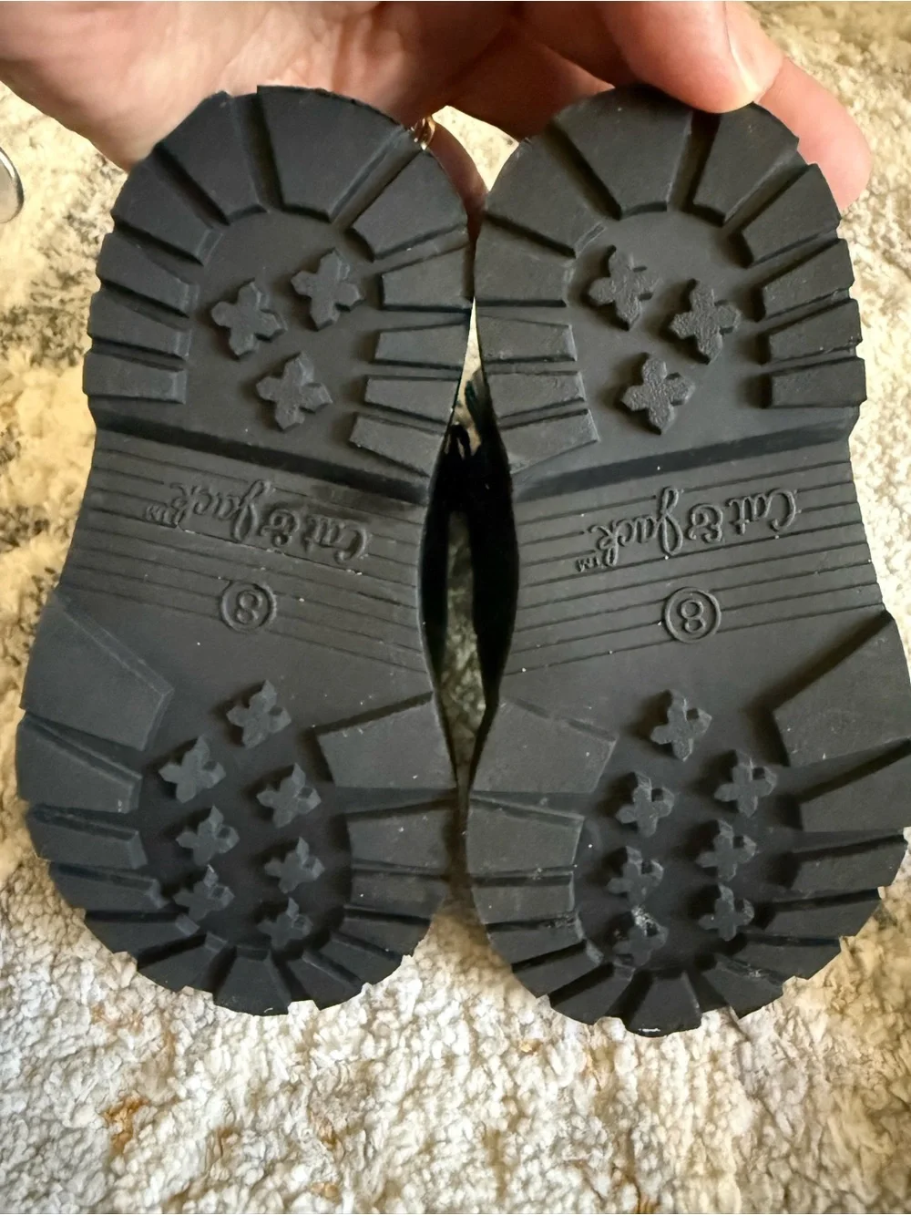 OshKosh Kids Black and Navy Snow Boots & Cat & Jack Boots Size 8 toddler